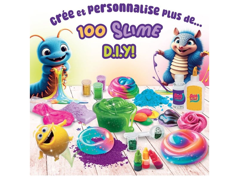  Kit science slime 100 recettes diy 7 ans mixte FR109982 - Conforama B
