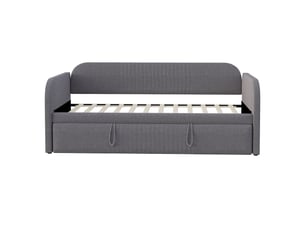 Lit gigogne 90x190 cm DZMDIP   coloris gris