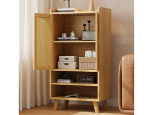 Buffet 2 porte(s) 0 tiroir(s) <strong>DESVIAE</strong> <strong></strong> - 60 cm coloris naturel