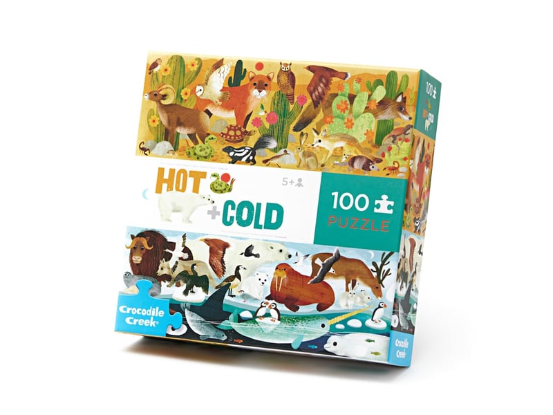  Puzzle 100 pcs - animaux du chaud et du froid CC49406 - Conforama A