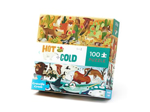 Puzzle 100 pcs - animaux du chaud et du froid