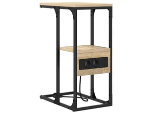 Table de chevet - cabinet de chevet - table de nuit chêne sonoma 41,5 x 26 x 60,5 cm
