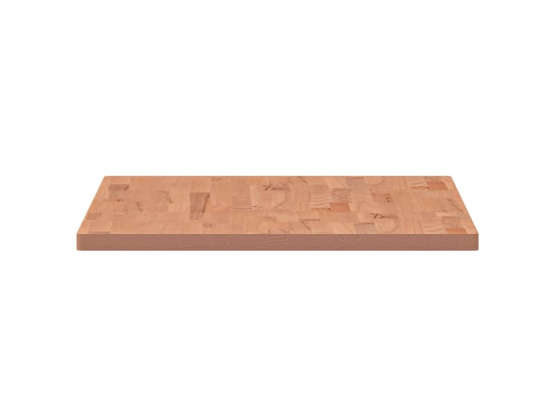 Comptoir de salle de bain, plan de travail 100x60x2,5 cm bois massif de hêtre cf65714 - Conforama E