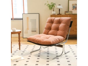 Fauteuil fixe  <strong></strong> Tissu marron