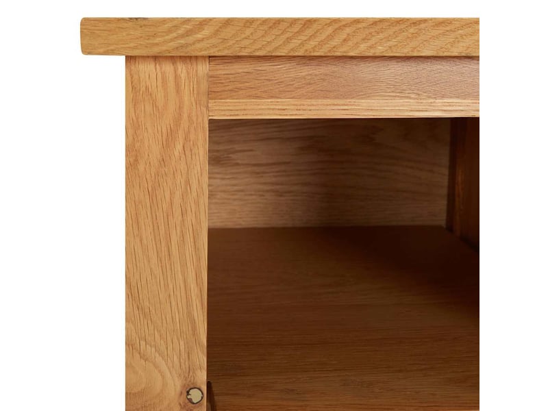  Étagère à chaussures, meuble à chaussures 90x37x45 cm bois de chêne solide  - Conforama E