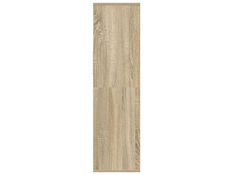  Bibliothèque, meuble de rangement salon chêne sonoma 34x31x112 cm bois d'ingénierie  - Conforama E