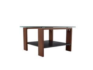 Table basse rond(e) coloris marron ROLIPO  - 75 cmx75 cm