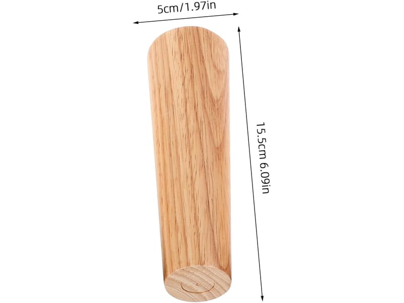  4pièces meuble bois massif ronds réglables pour table basse et commode de rechange pour canapé et autres meubles  - Conforama B