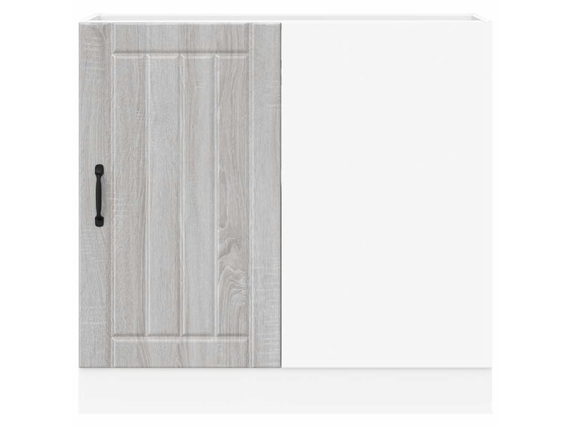  Meuble de rangement, meuble bas de cuisine sonoma gris bois d'ingénierie  - Conforama D