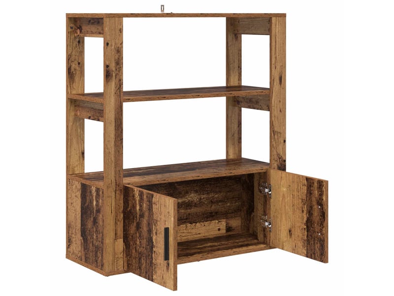  Buffet - bahut - meuble de rangement bois ancien 30 x 80 x 90 cm bois d'ingénierie  - Conforama E