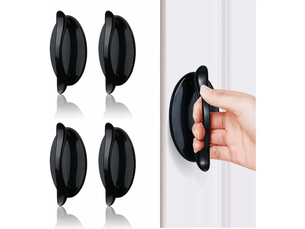 Poignée pour porte d'entrée, poignée pour porte coulissante, poignée adhésive noire pour porte