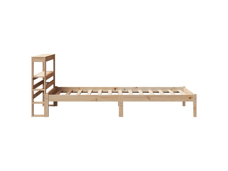  Lit simple- lit adulte -  cadre de lit sans matelas 90x190 cm bois de pin massif  - Conforama D