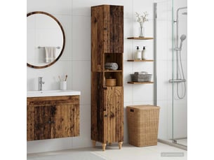 Colonne de salle de bain avec étagère ouverte alkmaar shl2224