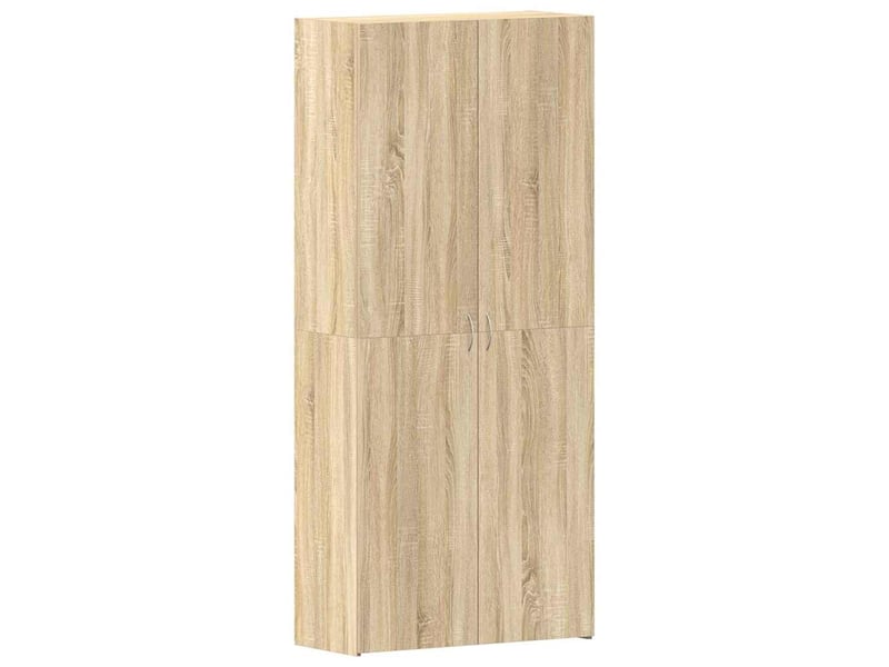  Meuble à chaussure, cabinet à chaussures 80x35.5x180 cm bois d'ingénierie shl5489  - Conforama A