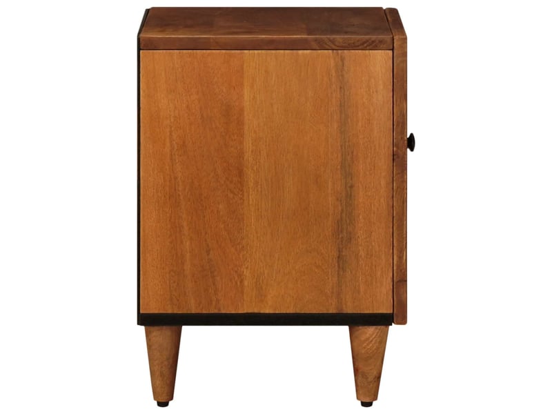  Table de chevet - cabinet de chevet - table de nuit 2 pc marron 40 x 33 x 46 cm  - Conforama D