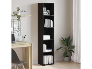 Bibliotheque coloris  noir  <strong></strong> <strong></strong> - 40 cm x 189 cm