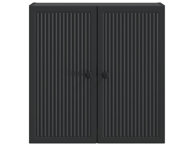  Armoire murale salon, meuble de rangement noir 59 x 31 x 60 cm bois d'ingénierie shl6020  - Conforama D