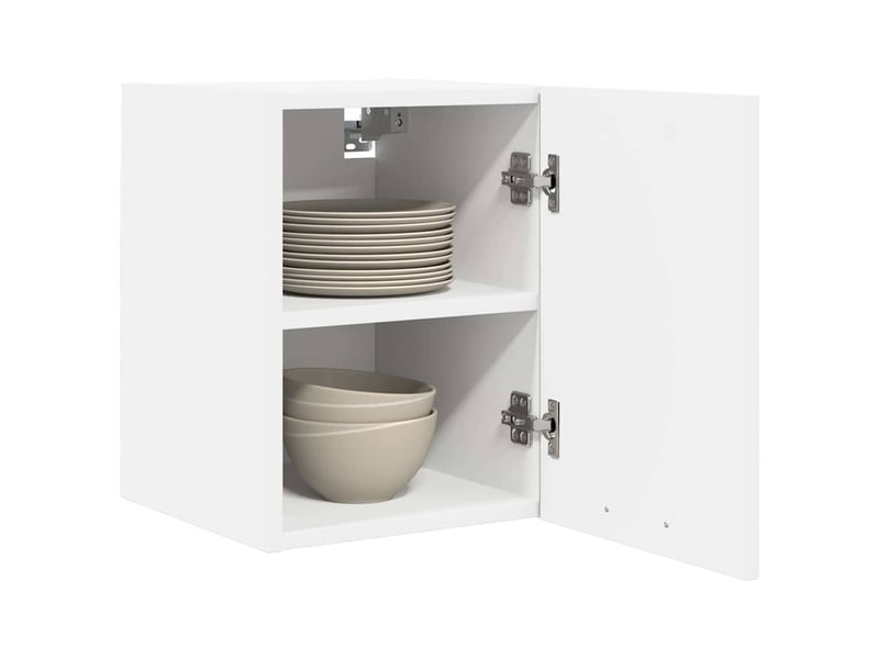 Meuble de rangement cuisine, armoire suspendue blanc 30x31x40cm bois d'ingénierie - Conforama C