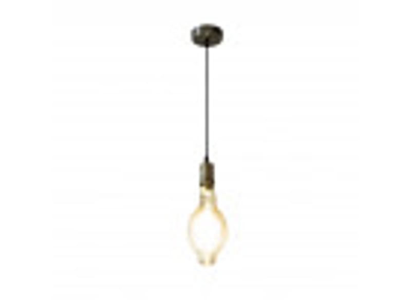  Fabrilamp dante, suspension, moderne, 1 x e27, ambrecuir, 51-107 x 12 x 12 cm 166891014 - Conforama D