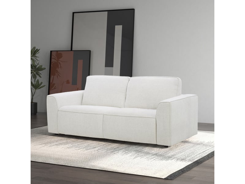 Canape droit convertible beige 3 places  - Conforama Y