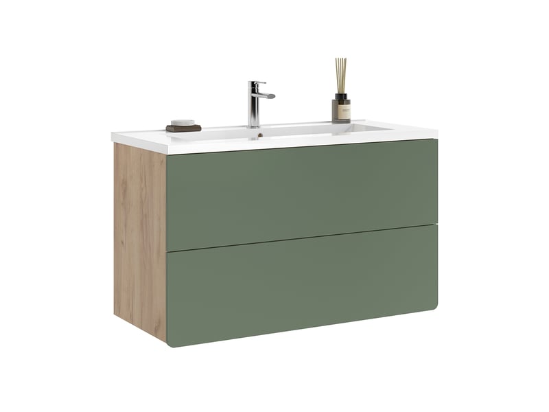  Vicco meubles bain, vertchêne doré, 2 pièces  - Conforama E