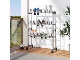 Meuble à chaussures 3 paire(s)  <strong></strong>  <strong></strong> coloris argenté
