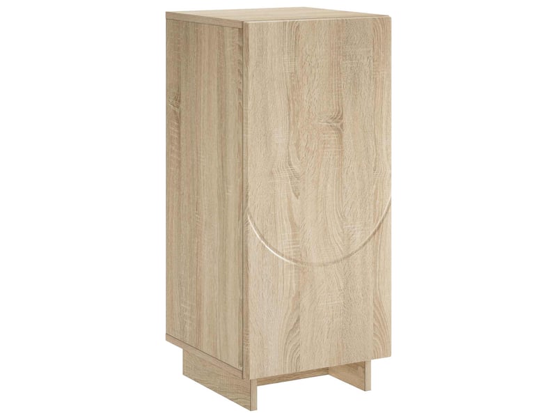  Buffet salon, buffet de rangement chêne sonoma 33,5x34,5x75 cm bois d'ingénierie shl62150  - Conforama A