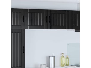 Meuble mural de cuisine, armoire de cuisine noir 50x31x40cm bois d'ingénierie shl243