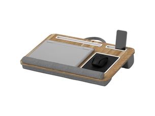 Support ordinateur portable lit avec traversin fente pour tablette ou téléphone tapis de souris poignée repose-poignet