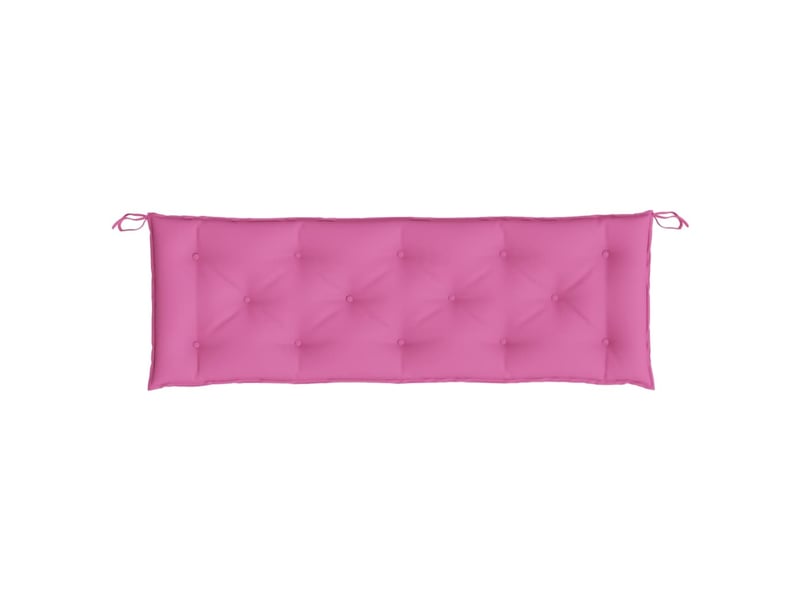  Coussin de banc de jardin, coussin d'assise rose 150x50x7 cm tissu oxford cf52790  - Conforama D