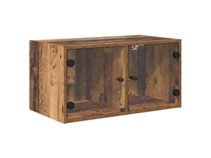 Meuble mural, meuble de rangement salon 68 x 37 x 35 cm bois d'ingénierie bois ancien