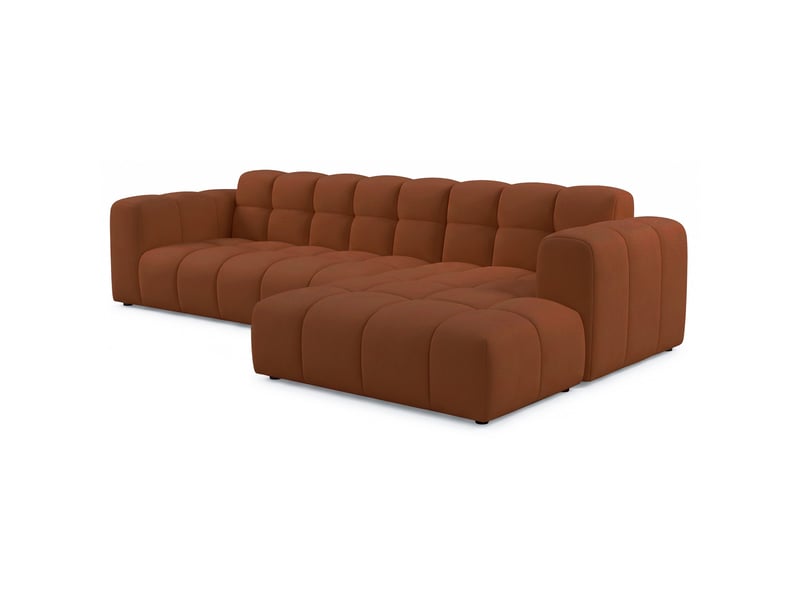  Selsey boloon - canapé d'angle - 300 cm - velours cuivre Boloon - Conforama C