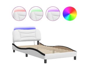 Lit simple 100x200 cm    coloris blanc