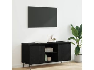 Meuble tv coloris noir 104 cm <strong></strong>  <strong></strong>