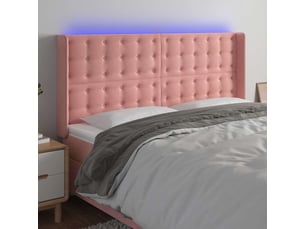 Tete de lit A poser largeur 183 cm rose