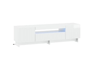 Meuble tv coloris blanc 1 cm <strong></strong> <strong></strong>