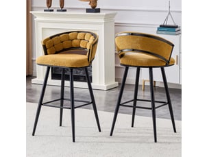 tabouret de bar <strong>HAUSS SPOLE</strong> - bicolore hauteur d'assise 76 cm vendu Par paire
