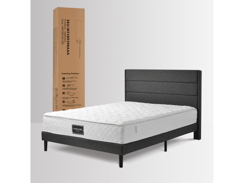  Matelas 90x200 cm à ressorts en mousse froide 7 zones, hauteur 25 cm  - Conforama C