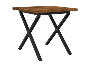 Vidaxl table à manger en bord vivant 70 x 70 x 75 cm