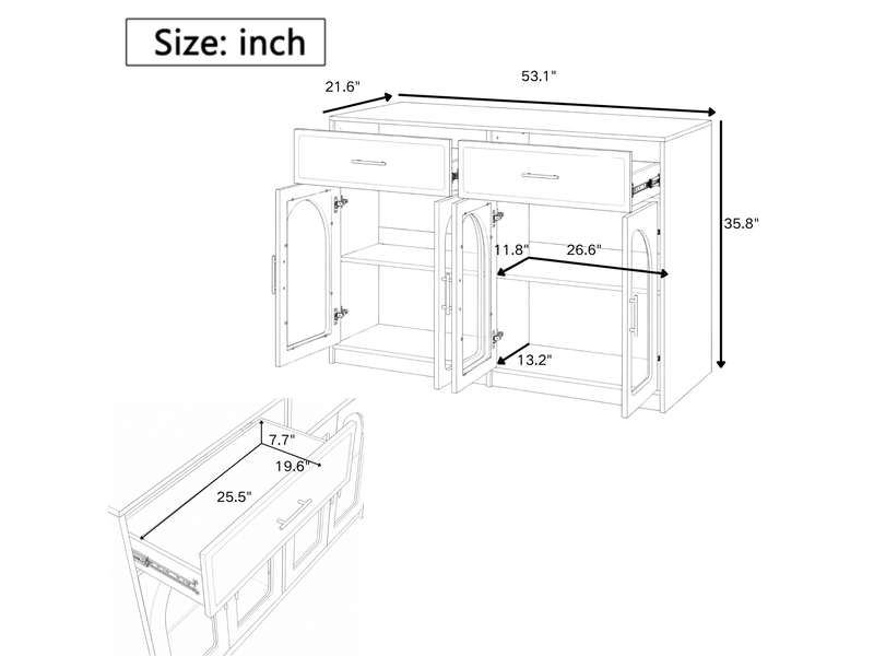  Îlot de cuisine 135x55x91 cm avec éclairage led, plan de travail, mdf, noir  - Conforama C