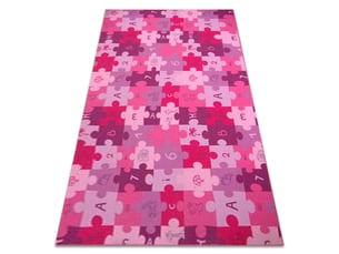 Tapis enfant puzzles violet 200x300 cm