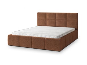 Lit coffre 160x200 cm <strong>MASSENO</strong>  <strong></strong> coloris cuivré