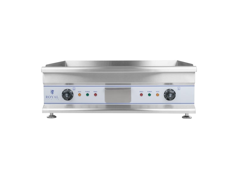  Plancha électrique lisse 60 cm 2 x 3200 watts acier inoxydable professionnel 36140382  - Conforama B