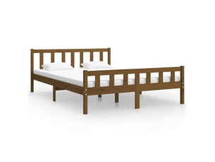 Lit 2 places 120x200cm    coloris marron