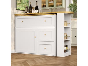Buffet de cuisine coloris blanc <strong>VIVRYN</strong> <strong></strong>