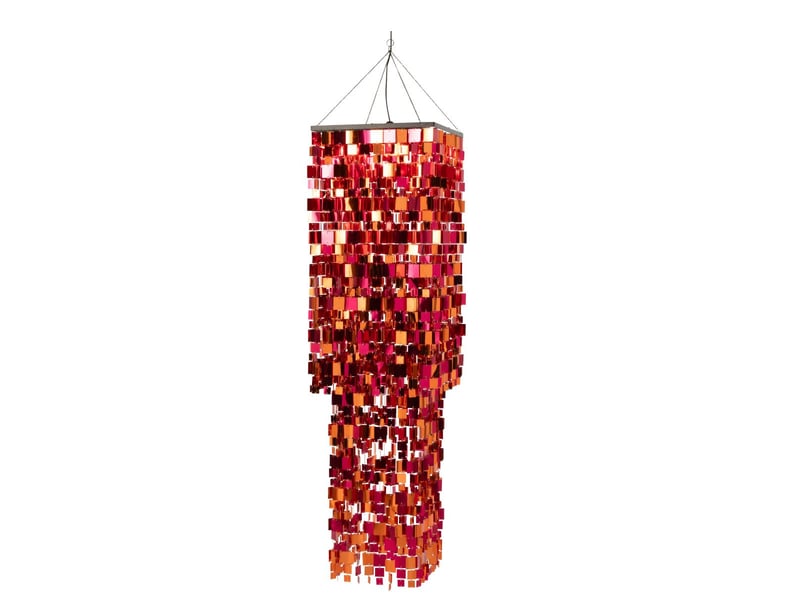  Abat-jour suspension sequins dagmar 180cm rose  - Conforama B