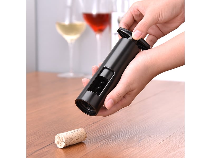  Tire-bouchon gamme classic en plastique noir – 4.1 x 6.4 x 16.5cm  - Conforama D