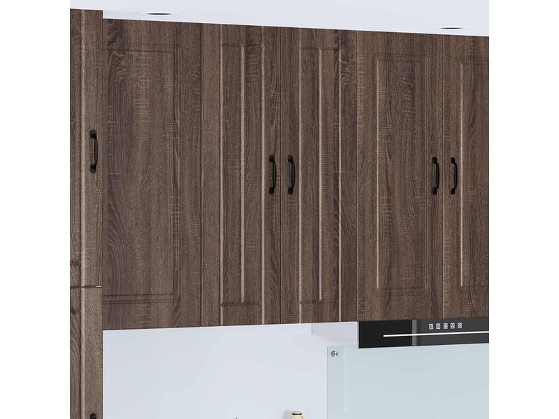  Meuble mural de cuisine, armoire de cuisine chêne brun 60x31x100cm shl9963  - Conforama B