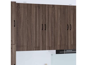 Meuble mural de cuisine, armoire de cuisine chêne brun 60x31x100cm shl9963