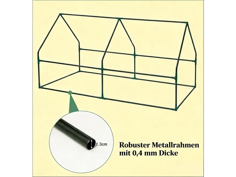  Mini-serre robuste pour plantes, serre extérieure compacte  - Conforama D